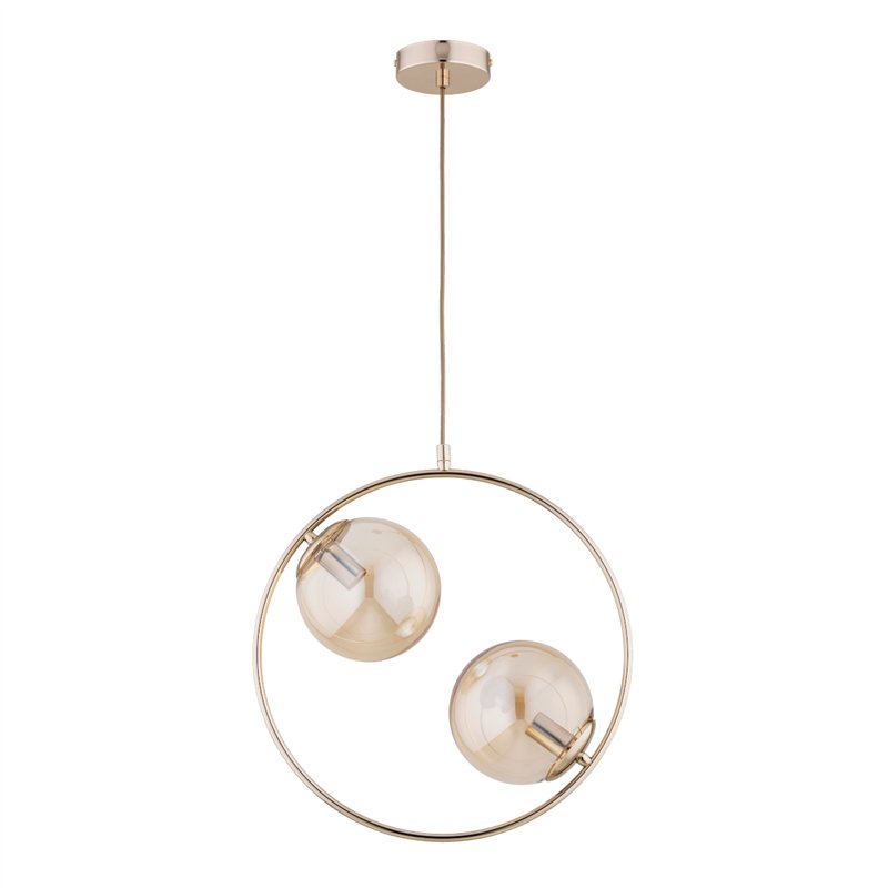 ADINO S 54 ZŁOTA 2xE14 Alfa Lampa Wisząca ADINO S 54 ZŁOTA 2xE14 Alfa Lampa Wisząca