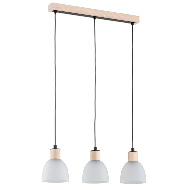 NATUR BIS 3 DREWNIANA 3xE27 Alfa Lampa Wisząca