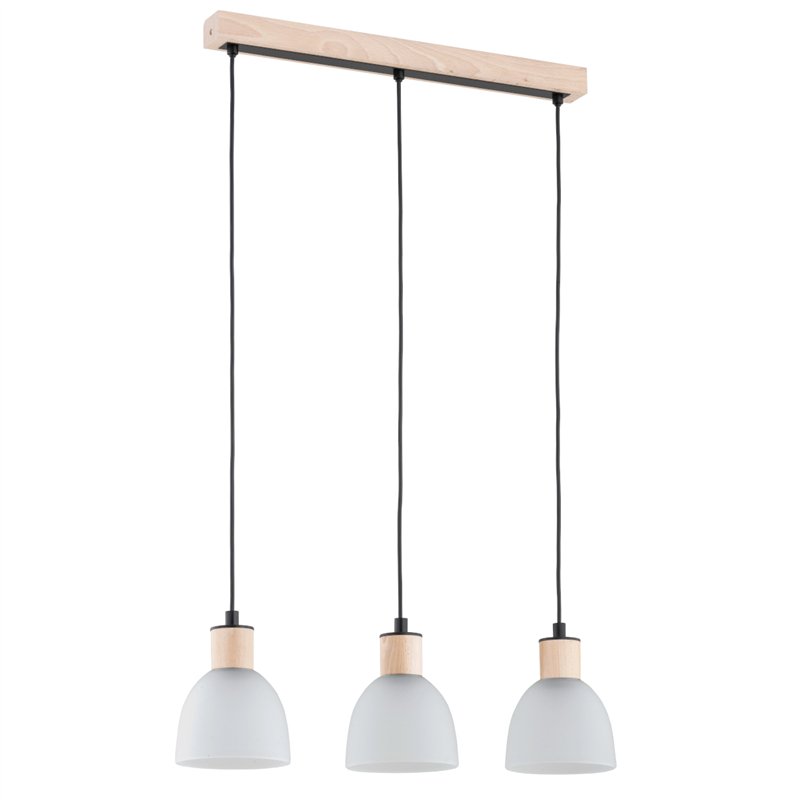 NATUR BIS 3 DREWNIANA 3xE27 Alfa Lampa Wisząca NATUR BIS 3 DREWNIANA 3xE27 Alfa Lampa Wisząca