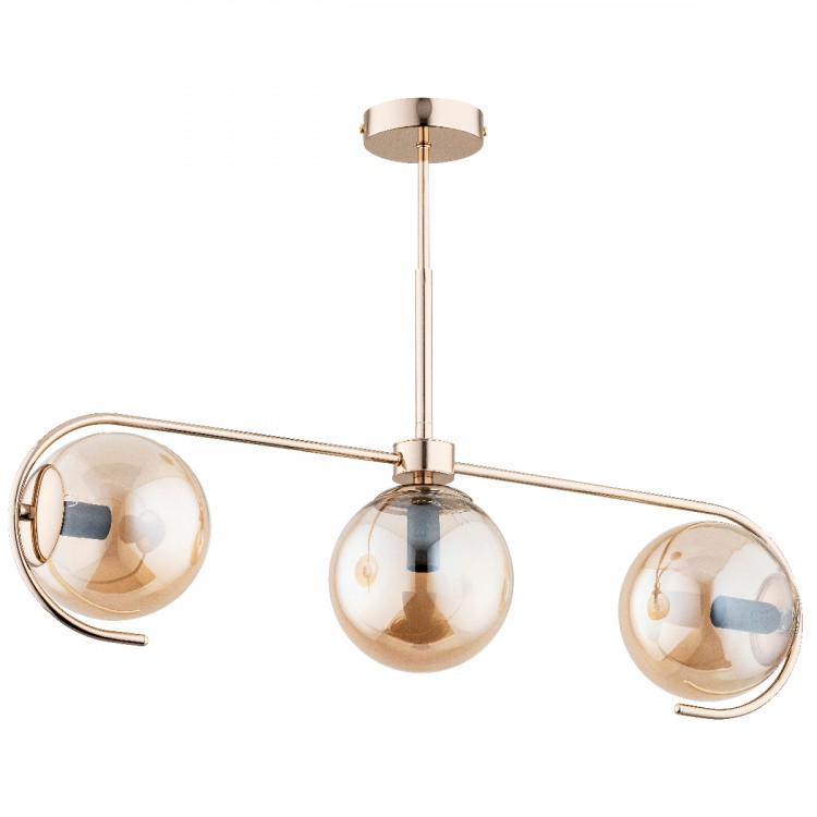 ASTANA ZŁOTA 3xE14 Alfa Lampa Sufitowa 63084