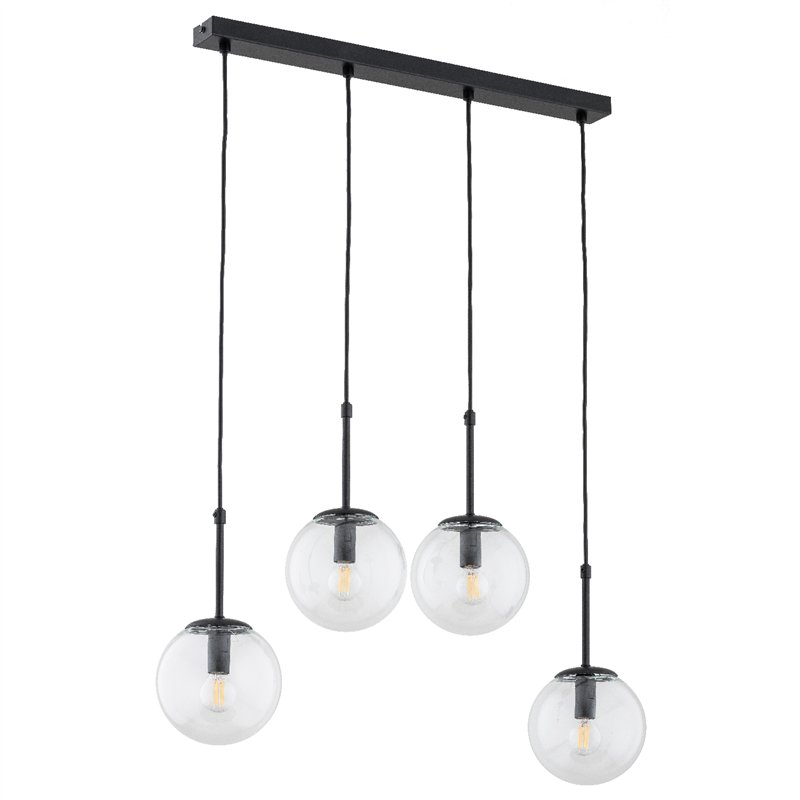 SEBIA CZARNA 4xE14 Alfa Lampa Wisząca SEBIA CZARNA 4xE14 Alfa Lampa Wisząca