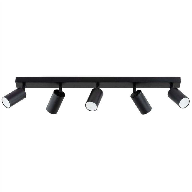 ATLET CZARNA 5xGU10 Alfa Lampa Sufitowa ATLET CZARNA 5xGU10 Alfa Lampa Sufitowa