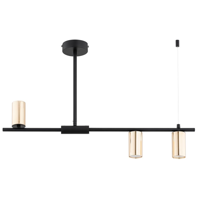 URANOS CZARNA 5xGU10 Alfa Lampa Sufitowa URANOS CZARNA 5xGU10 Alfa Lampa Sufitowa