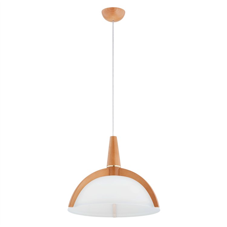 KLAN DREWNIANA 1xE27 Alfa Lampa Wisząca