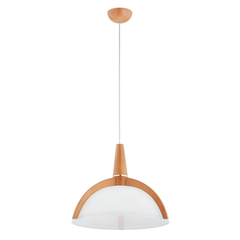 KLAN DREWNIANA 1xE27 Alfa Lampa Wisząca KLAN DREWNIANA 1xE27 Alfa Lampa Wisząca