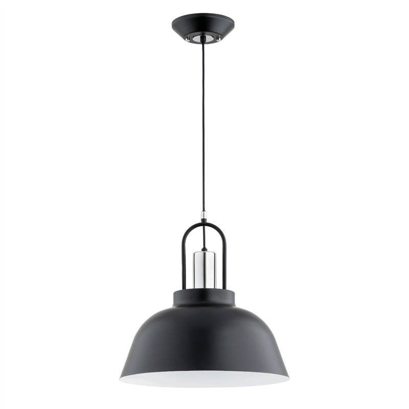 MIRAVE CZARNA & CHROM 1xE27 Alfa Lampa Wisząca MIRAVE CZARNA & CHROM 1xE27 Alfa Lampa Wisząca