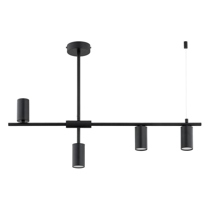 SAUR CZARNA 4xGU10 Alfa Lampa Sufitowa SAUR CZARNA 4xGU10 Alfa Lampa Sufitowa