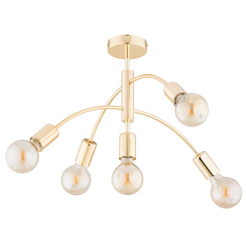 ARINI ZŁOTA 5xE27 Alfa Lampa Sufitowa ARINI ZŁOTA 5xE27 Alfa Lampa Sufitowa