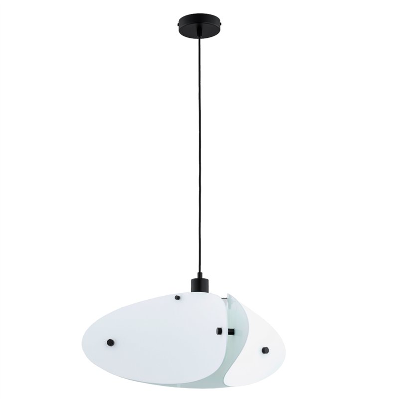 KELIS CZARNO-BIAŁA 1xE27 Alfa Lampa Wisząca KELIS CZARNO-BIAŁA 1xE27 Alfa Lampa Wisząca
