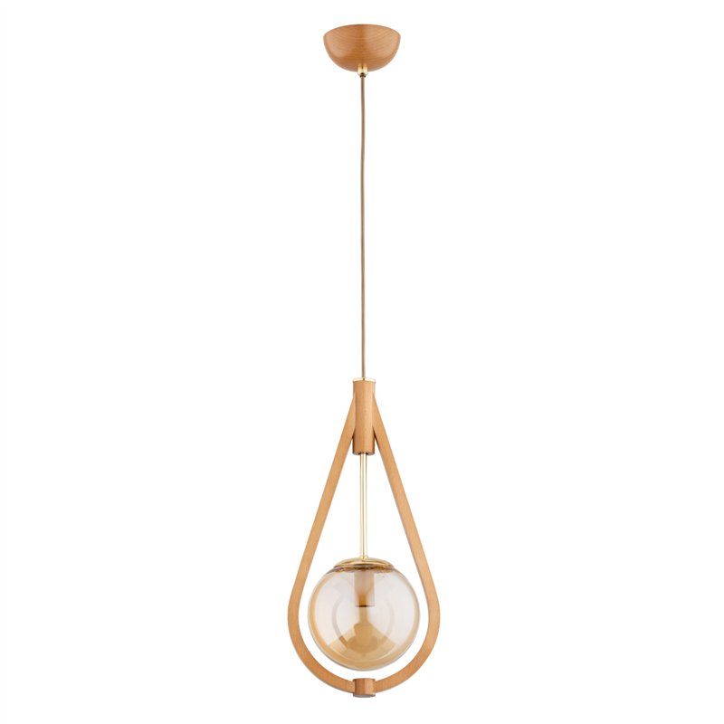 GOTA DREWNIANA 1xE27 Alfa Lampa Wisząca GOTA DREWNIANA 1xE27 Alfa Lampa Wisząca