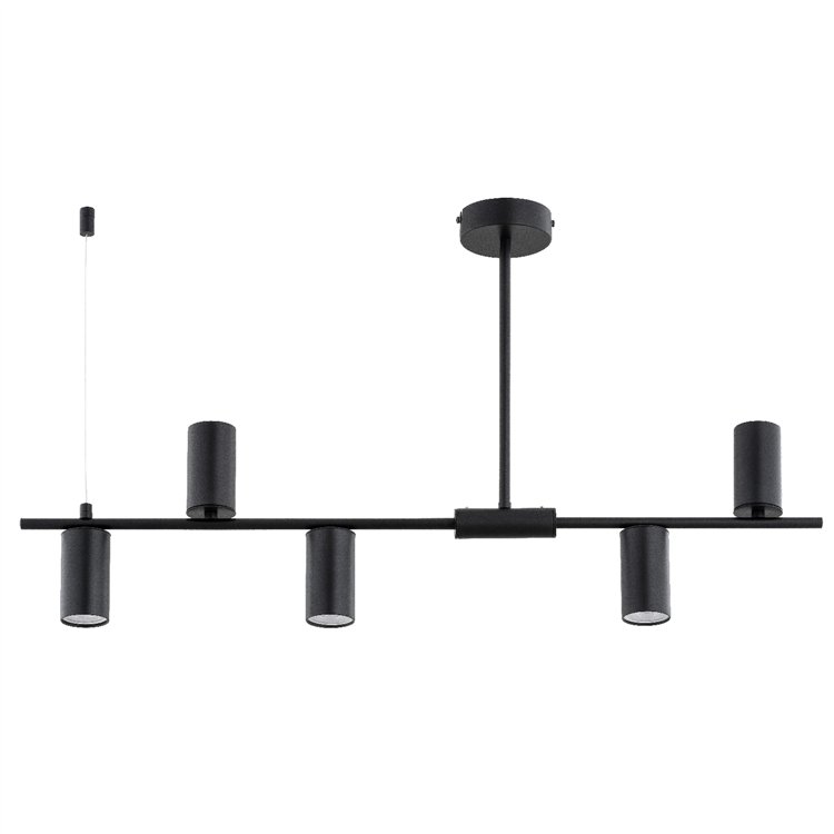 URANOS CZARNA 5xGU10 Alfa Lampa Sufitowa