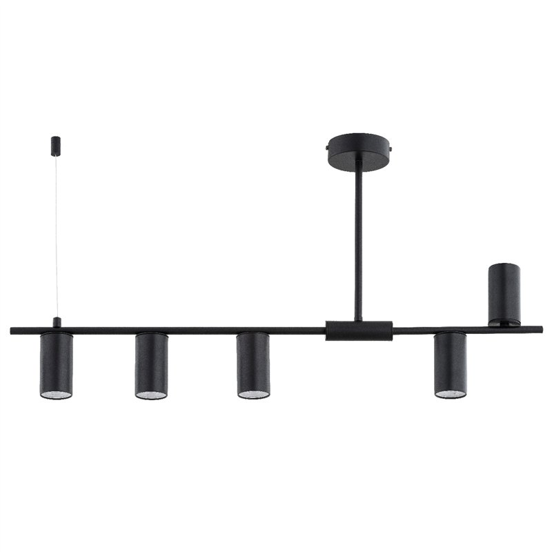 URANOS CZARNA 5xGU10 Alfa Lampa Sufitowa URANOS CZARNA 5xGU10 Alfa Lampa Sufitowa