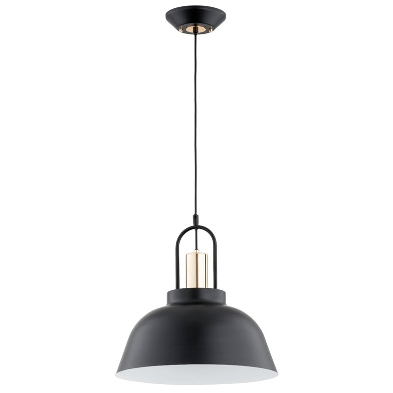 MIRAVE CZARNO-ZŁOTA 1xE27 Alfa Lampa Wisząca MIRAVE CZARNO-ZŁOTA 1xE27 Alfa Lampa Wisząca