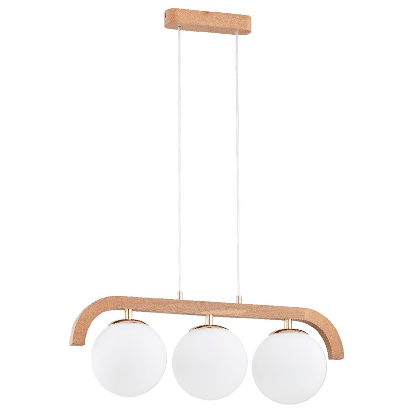KRYZA DREWNIANA 3xE14 Alfa Lampa Wisząca KRYZA DREWNIANA 3xE14 Alfa Lampa Wisząca