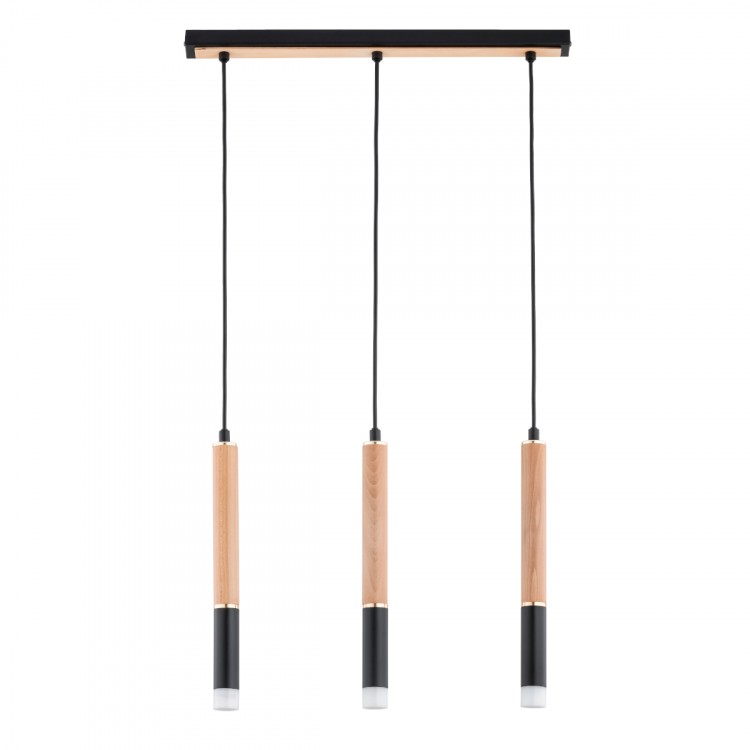 RODEO DREWNIANA 3xG9 Alfa Lampa Wisząca 62453