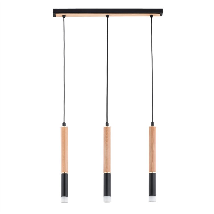 RODEO DREWNIANA 3xG9 Alfa Lampa Wisząca