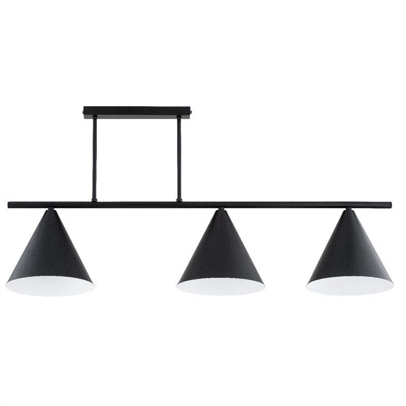 TORUS CZARNA 3xE27 Alfa Lampa Sufitowa TORUS CZARNA 3xE27 Alfa Lampa Sufitowa