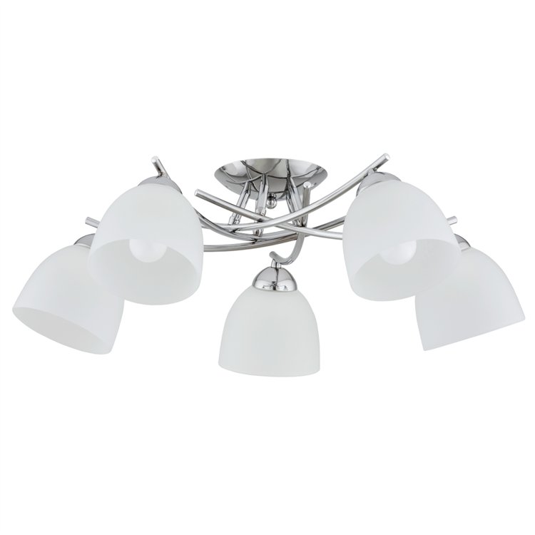 SEVA CHROM 5xE27 Alfa Lampa Sufitowa