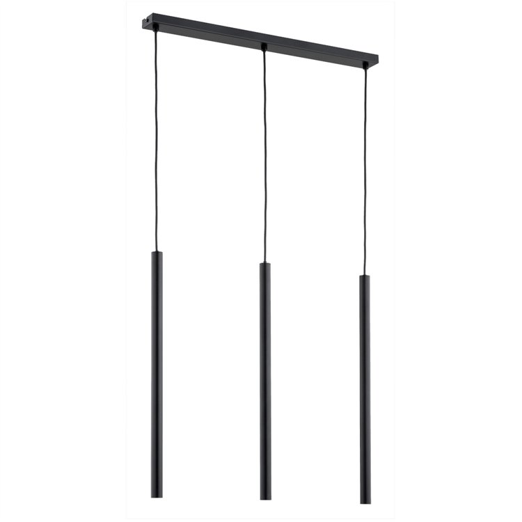 COLLET CZARNA 3xG9 LED Alfa Lampa Wisząca