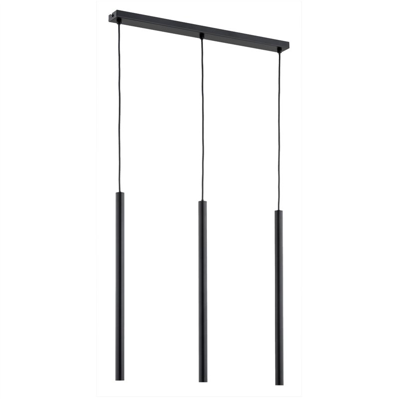COLLET CZARNA 3xG9 LED Alfa Lampa Wisząca COLLET CZARNA 3xG9 LED Alfa Lampa Wisząca