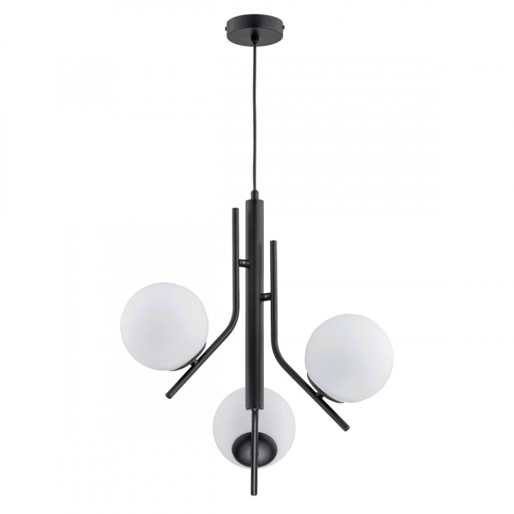 ESTEL CZARNO-BIAŁA 3xE14 Alfa Lampa Wisząca 62331