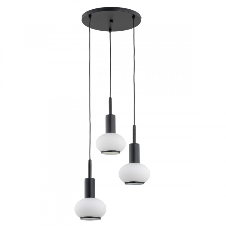 ZEBRA CZARNO-BIAŁA 3xE14 Alfa Lampa Wisząca 62310