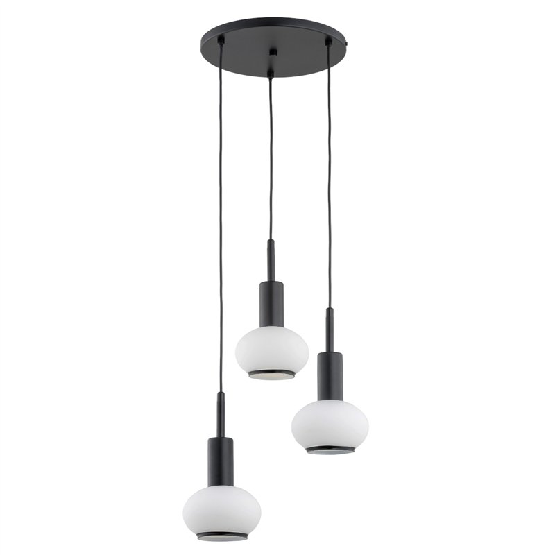 ZEBRA CZARNO-BIAŁA 3xE14 Alfa Lampa Wisząca ZEBRA CZARNO-BIAŁA 3xE14 Alfa Lampa Wisząca