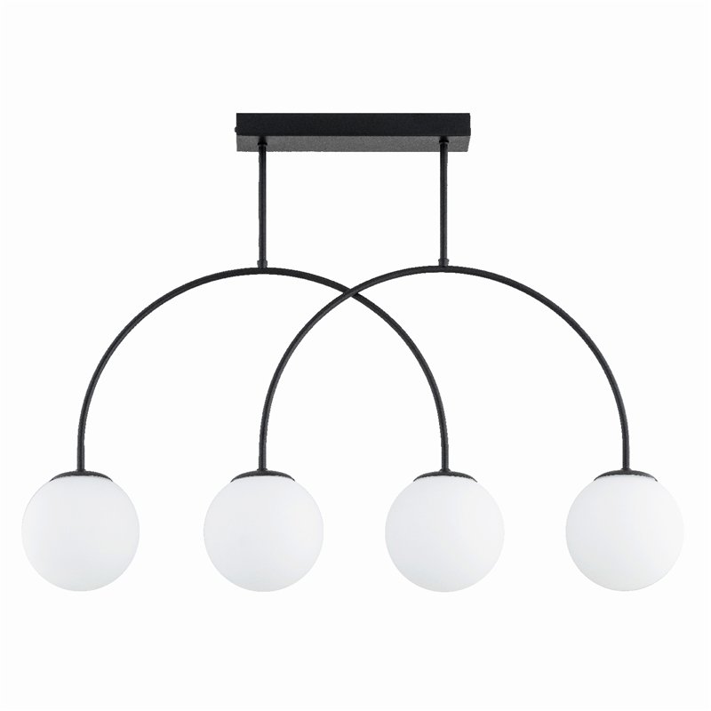 DILAR CZARNA & BIAŁA 4xE14 Alfa Lampa Sufitowa DILAR CZARNA & BIAŁA 4xE14 Alfa Lampa Sufitowa