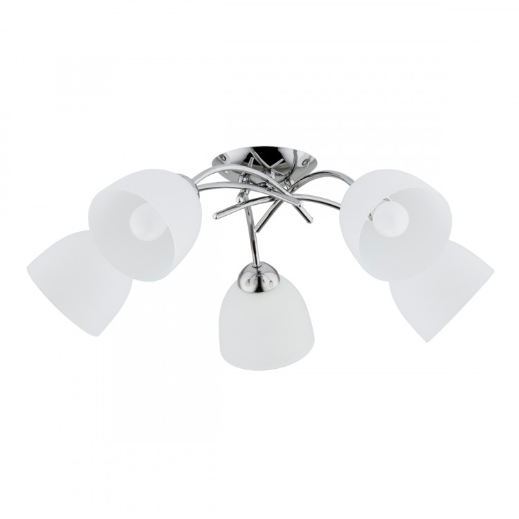 MIRAŻ CHROM 5xE27 Alfa Lampa Sufitowa 63178