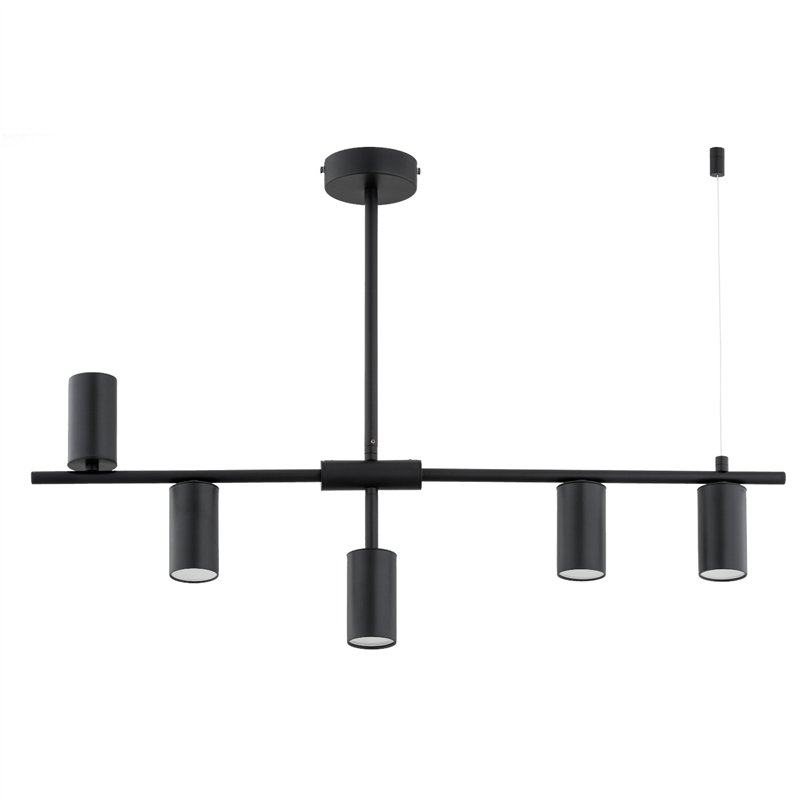 SAUR CZARNA 5xGU10 Alfa Lampa Sufitowa SAUR CZARNA 5xGU10 Alfa Lampa Sufitowa
