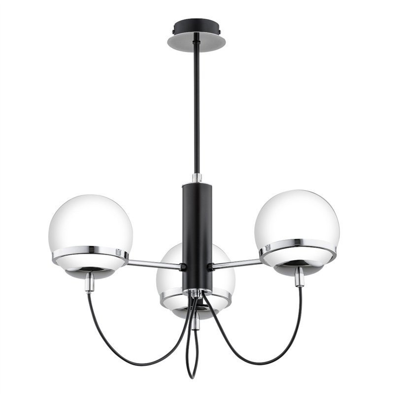 AURON CZARNO-BIAŁA 3xE14 Alfa Lampa Sufitowa AURON CZARNO-BIAŁA 3xE14 Alfa Lampa Sufitowa