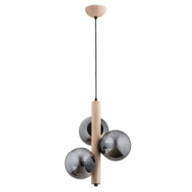KANET DREWNIANA 3xE14 Alfa Lampa Wisząca KANET DREWNIANA 3xE14 Alfa Lampa Wisząca