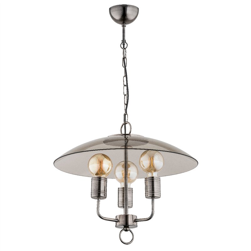 NUVOLA CHROM 3xE27 Alfa Lampa Wisząca NUVOLA CHROM 3xE27 Alfa Lampa Wisząca
