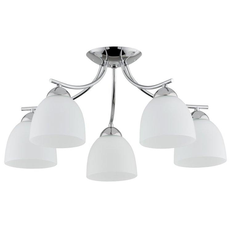 AJAX DUO CHROM 5xE27 Alfa Lampa Sufitowa