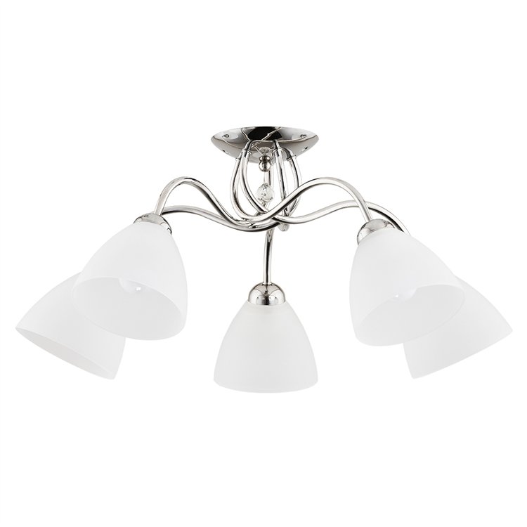 AMARILLO CHROM 5xE27 Alfa Lampa Sufitowa