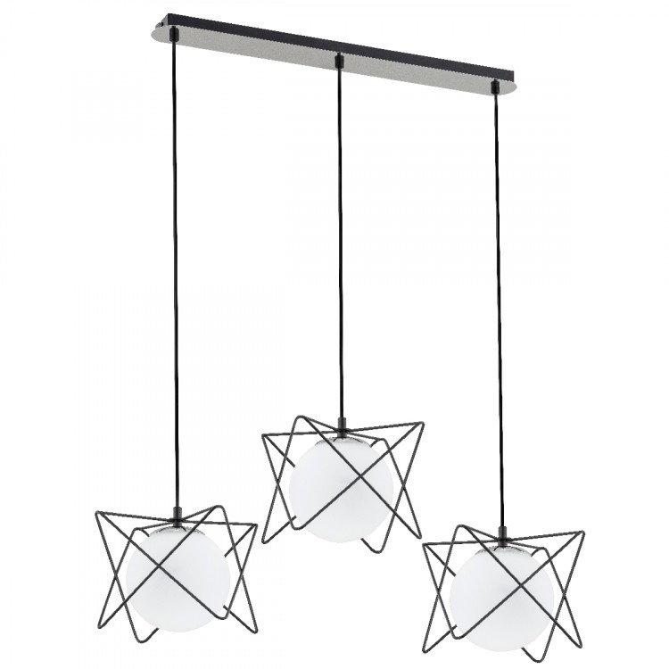 SAGITO TRACK CZARNO-BIAŁA 3xE14 Alfa Lampa Wisząca 62201