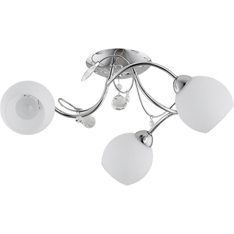 LIVIA CHROM 3xE14 Alfa Lampa Sufitowa LIVIA CHROM 3xE14 Alfa Lampa Sufitowa