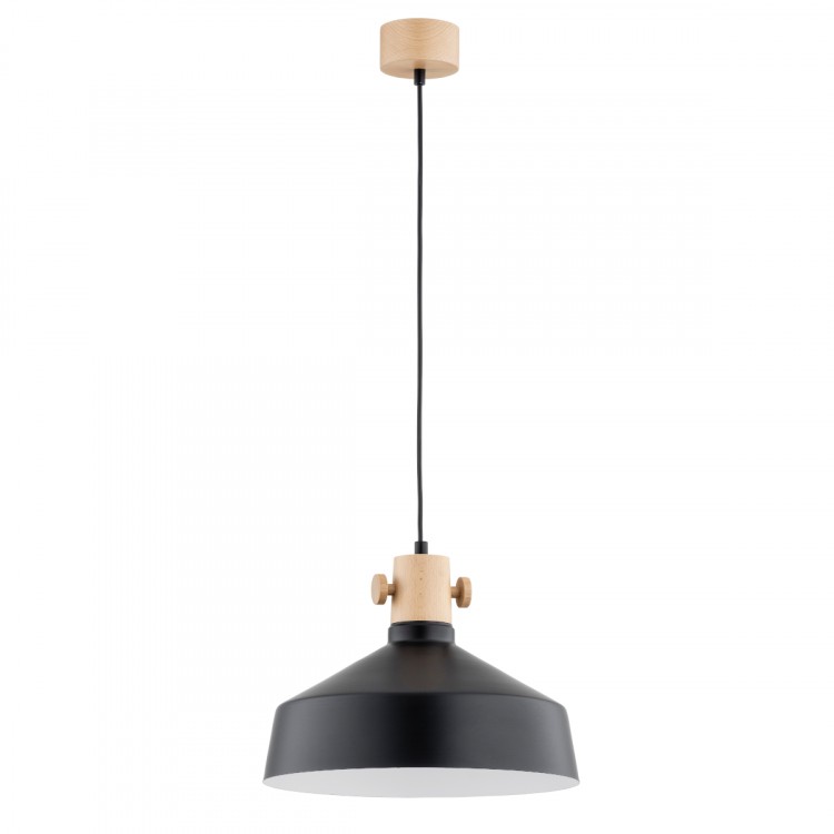 ODELIS CZARNA 1xE27 Alfa Lampa Wisząca 61300