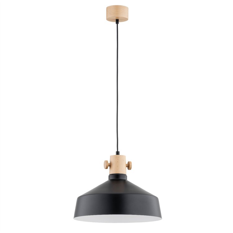 ODELIS CZARNA 1xE27 Alfa Lampa Wisząca