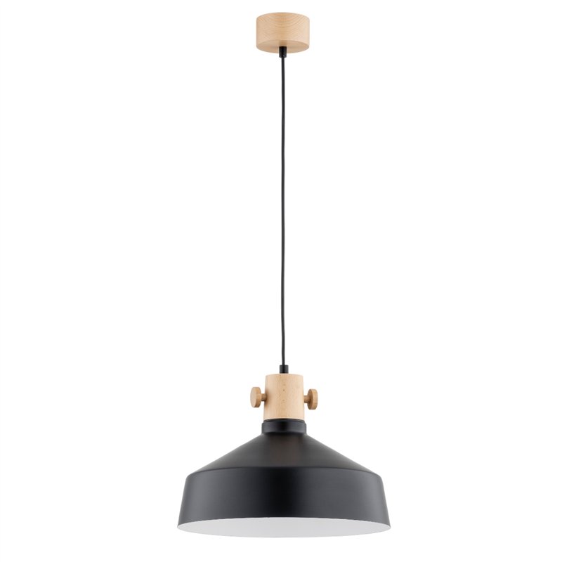 ODELIS CZARNA 1xE27 Alfa Lampa Wisząca ODELIS CZARNA 1xE27 Alfa Lampa Wisząca
