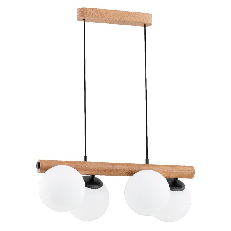 ARAGON SKOS DREWNIANA 4xE14 Alfa Lampa Wisząca ARAGON SKOS DREWNIANA 4xE14 Alfa Lampa Wisząca