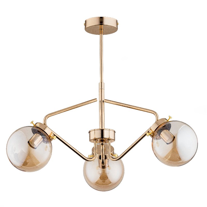 BARSUM ZŁOTA 3xE14 Alfa Lampa Sufitowa BARSUM ZŁOTA 3xE14 Alfa Lampa Sufitowa