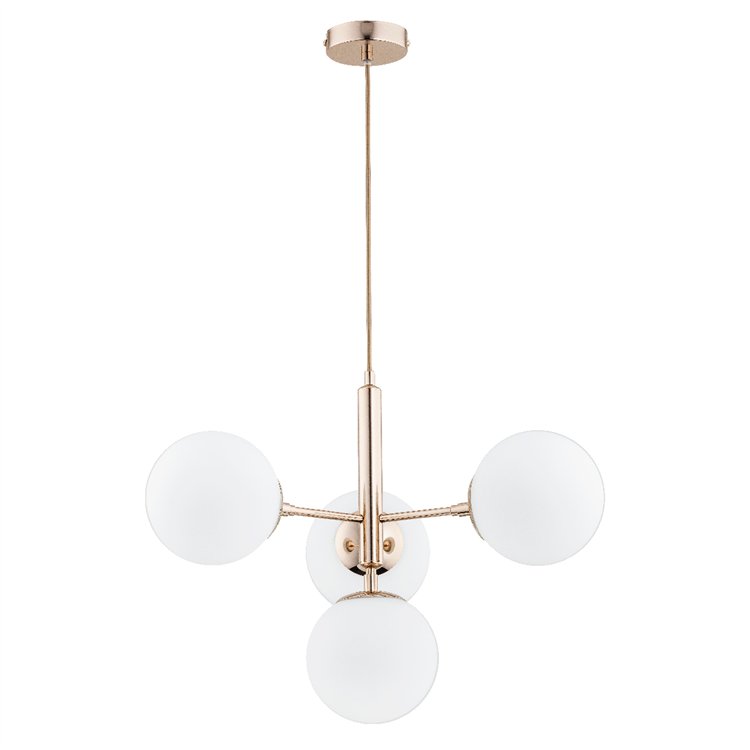 VOLDA PICOLO ZŁOTA 4xE14 Alfa Lampa Wisząca