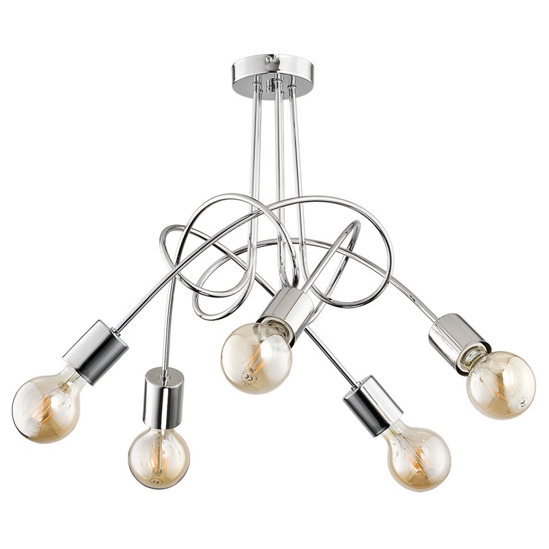 TANGO CHROM 5xE27 Alfa Lampa Sufitowa TANGO CHROM 5xE27 Alfa Lampa Sufitowa