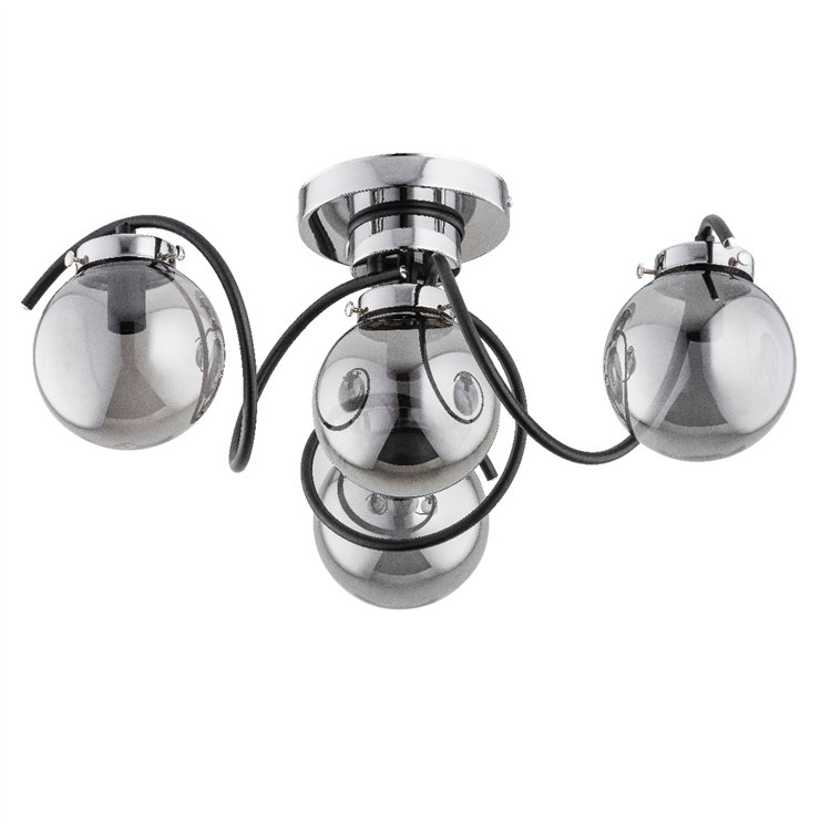 KRETKA CHROM 4xE14 Alfa Lampa Sufitowa
