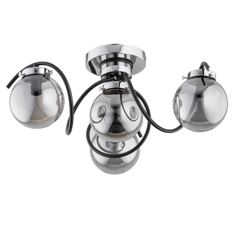 KRETKA CHROM 4xE14 Alfa Lampa Sufitowa KRETKA CHROM 4xE14 Alfa Lampa Sufitowa
