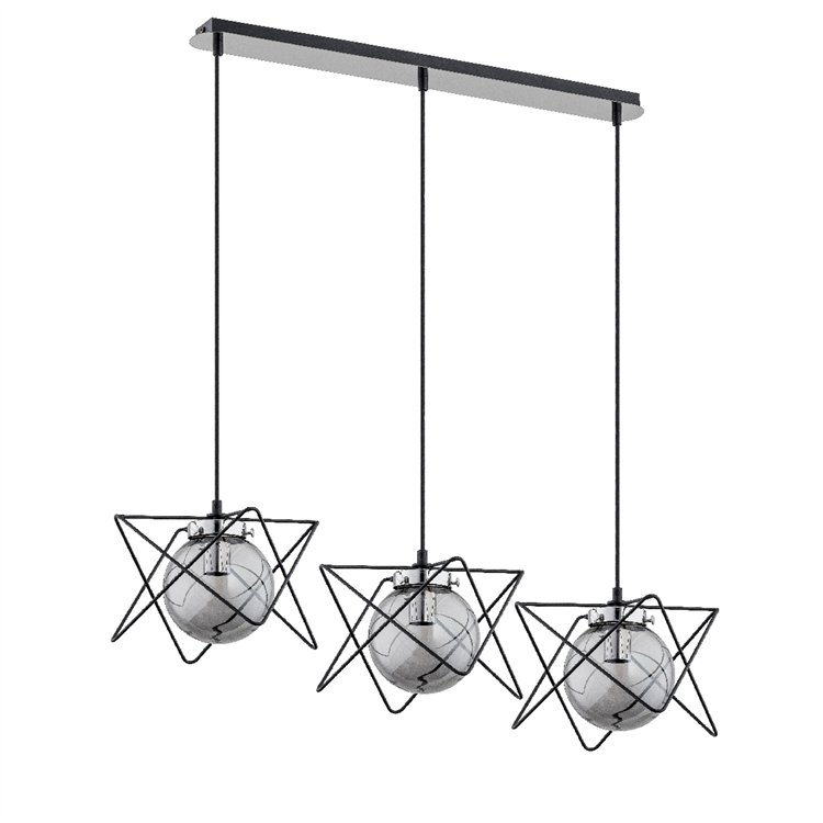 SAGITO TRACK CHROM 3xE14 Alfa Lampa Wisząca