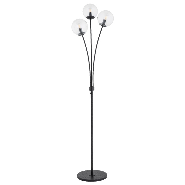 SEBIA CZARNA 3xE14 Alfa Lampa Stojąca 28749