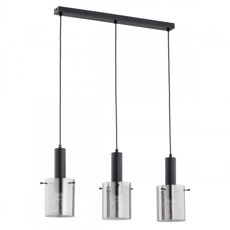 CELIA CZARNA 3xE27 Alfa Lampa Wisząca 62402