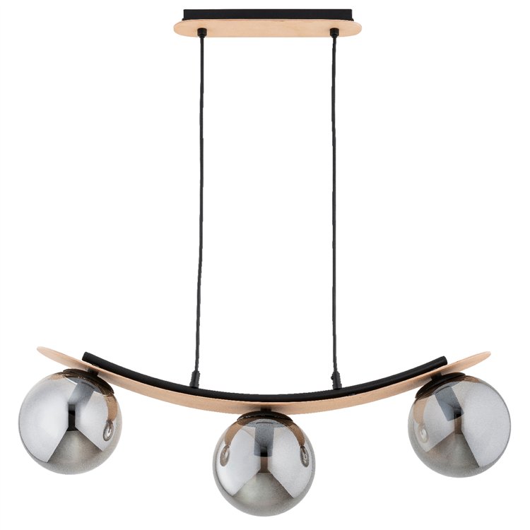 NAIRA DREWNIANA 3xE14 Alfa Lampa Wisząca